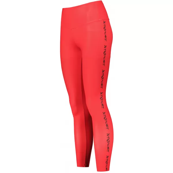  Dámské dlouhé legíny premium ALTISPORT VOJ/ALW021LEG01 ČERVENÁ 