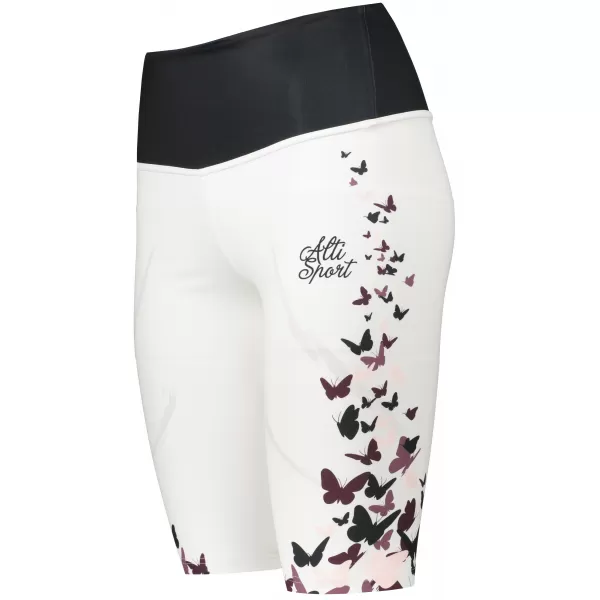  Dámské legíny nad kolena premium ALTISPORT VOJ/ALW022LEG02 BÍLÁ 
