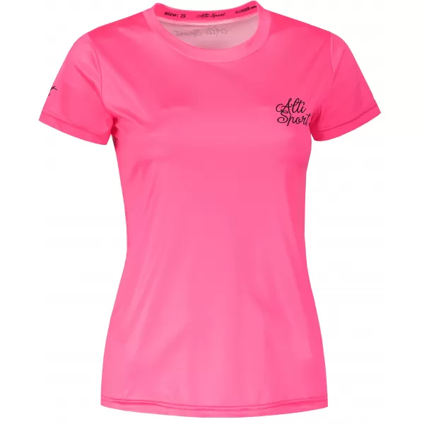  Dámské funkční triko premium ALTISPORT VOJ/ALW000TR01 FLUO PINK 