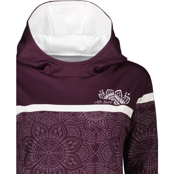  Dámská mikina premium ALTISPORT VOJ/ALW023MI01 FIALOVÁ 