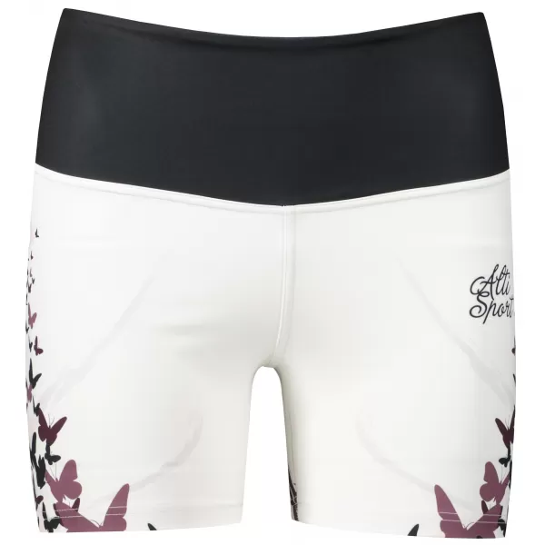  Dámské krátké legíny premium ALTISPORT VOJ/ALW022LEG03 BÍLÁ 