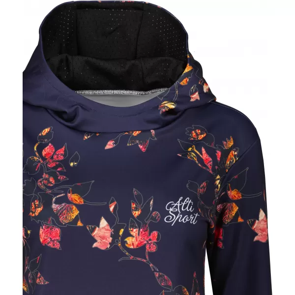  Dámská mikina premium ALTISPORT VOJ/ALW024MI01 TMAVĚ MODRÁ 