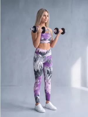 Dámské dlouhé legíny premium ALTISPORT VOJ/ALW016LEG01 FIALOVÁ