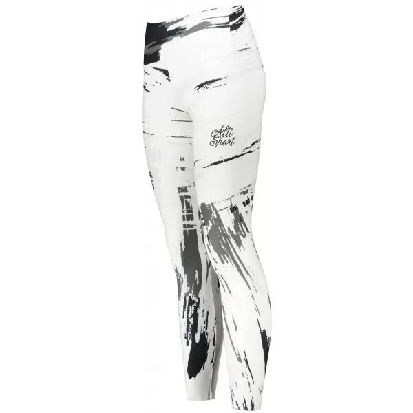 Dámské dlouhé legíny premium ALTISPORT VOJ/ALW010LEG01 BÍLÁ 