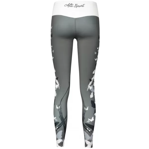  Dámské dlouhé legíny premium ALTISPORT VOJ/ALW022LEG01 ŠEDÁ 