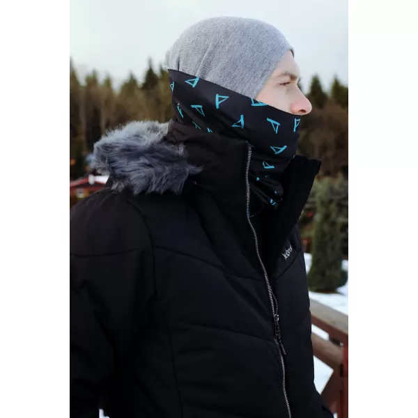  Nákrčník ALTISPORT VOJ/ALU013NAK01 ČERNÁ/EMERALD 