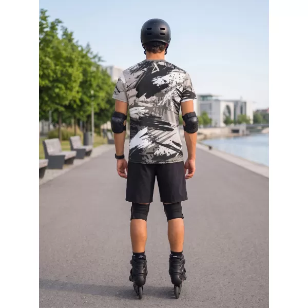 Pánské funkční triko premium ALTISPORT VOJ/ALM014TR01 ČERNOŠEDÁ 