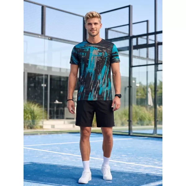  Pánské funkční triko premium ALTISPORT VOJ/ALM010TR01 ČERNÁ/EMERALD 