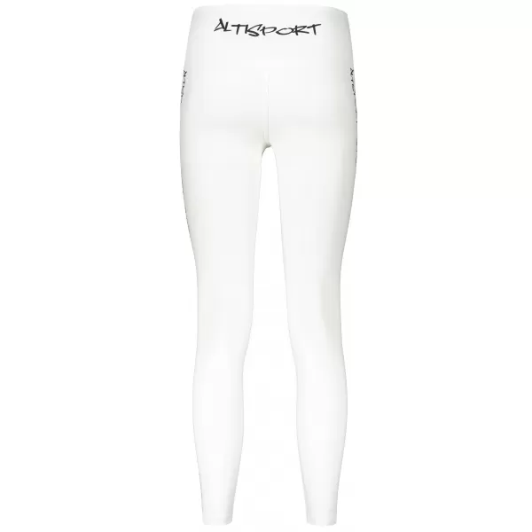  Dámské dlouhé legíny premium ALTISPORT VOJ/ALW021LEG01 BÍLÁ 