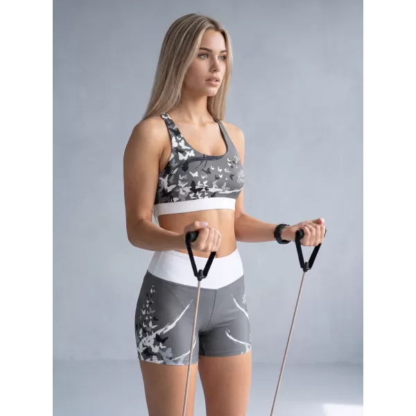  Dámské krátké legíny premium ALTISPORT VOJ/ALW022LEG03 ŠEDÁ 