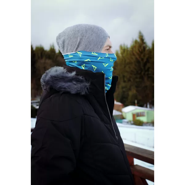  Nákrčník ALTISPORT VOJ/ALU013NAK01 PETROLEJOVÁ/ŽLUTÁ 