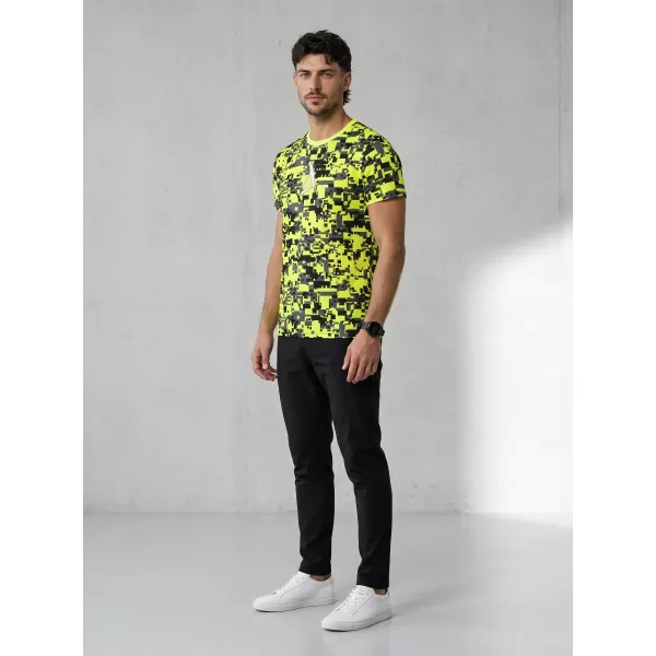  Pánské funkční triko premium plus ALTISPORT VOJ/ALM011TR02 NEON/ŽLUTÁ 