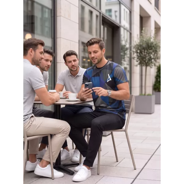  Pánské funkční triko premium plus ALTISPORT VOJ/ALM007TR02 TMAVĚ MODRÁ 
