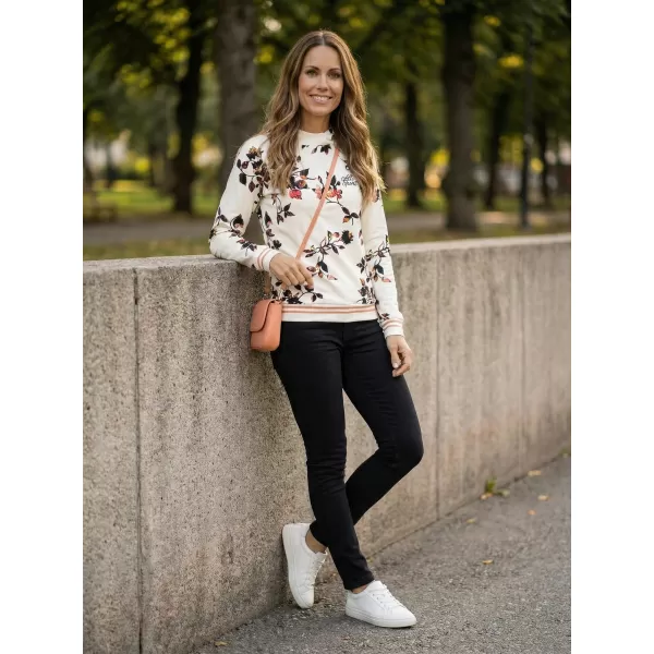  Dámská mikina premium ALTISPORT VOJ/ALW024MI01 BÍLÁ 