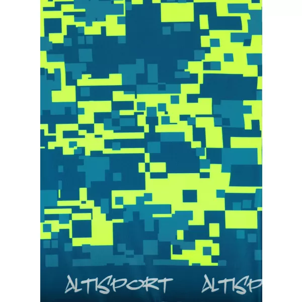  Nákrčník ALTISPORT VOJ/ALU011NAK01 PETROLEJOVÁ/ŽLUTÁ 