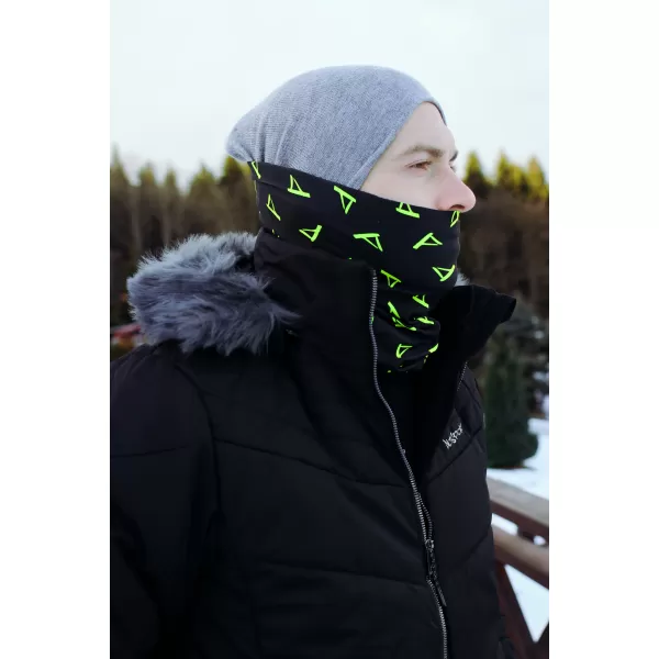  Nákrčník ALTISPORT VOJ/ALU013NAK01 ČERNOŽLUTÁ 