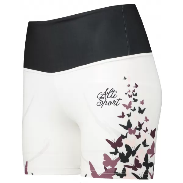  Dámské krátké legíny premium ALTISPORT VOJ/ALW022LEG03 BÍLÁ 
