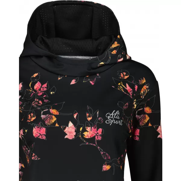  Dámská mikina premium ALTISPORT VOJ/ALW024MI01 ČERNÁ 