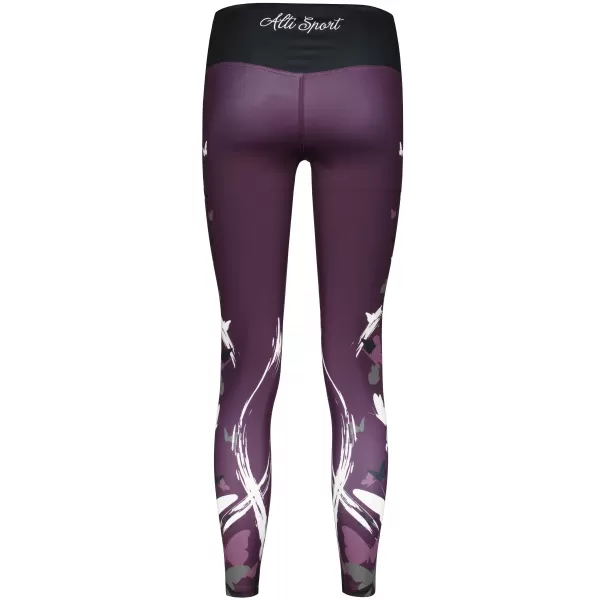  Dámské dlouhé legíny premium ALTISPORT VOJ/ALW022LEG01 FIALOVÁ 