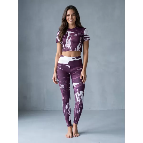  Dámské dlouhé legíny premium ALTISPORT VOJ/ALW010LEG01 FIALOVÁ 