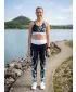 Dámská sportovní podprsenka premium ALTISPORT VOJ/ALW022POD01 ČERNÁ/TYRKYSOVÁ