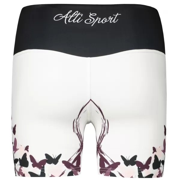  Dámské krátké legíny premium ALTISPORT VOJ/ALW022LEG03 BÍLÁ 