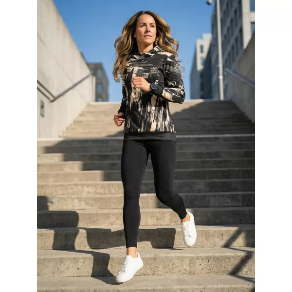  Dámská funkční mikina premium ALTISPORT VOJ/ALW010MI01 ČERNOHNĚDÁ 