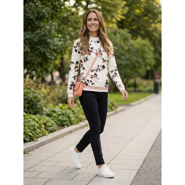  Dámská mikina premium ALTISPORT VOJ/ALW024MI01 BÍLÁ 