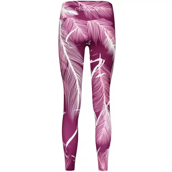  Dámské dlouhé legíny premium ALTISPORT VOJ/ALW001LEG01 FUCHSIOVÁ 