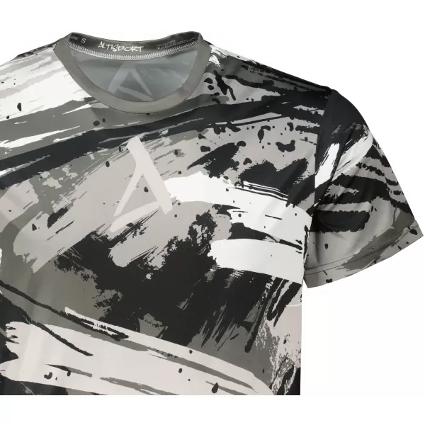  Pánské funkční triko premium ALTISPORT VOJ/ALM014TR01 ČERNOŠEDÁ 
