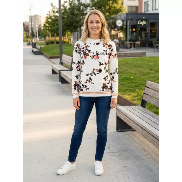  Dámská mikina premium ALTISPORT VOJ/ALW024MI01 BÍLÁ 