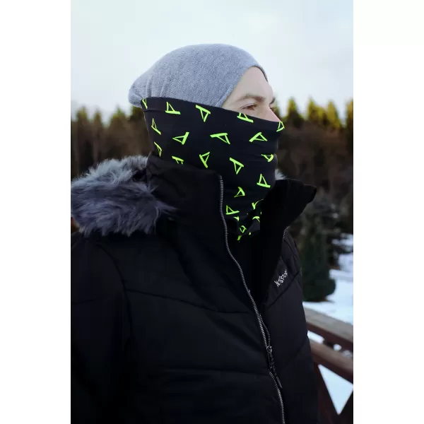  Nákrčník ALTISPORT VOJ/ALU013NAK01 ČERNOŽLUTÁ 