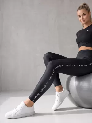 Dámské dlouhé legíny premium ALTISPORT VOJ/ALW021LEG01 ČERNÁ