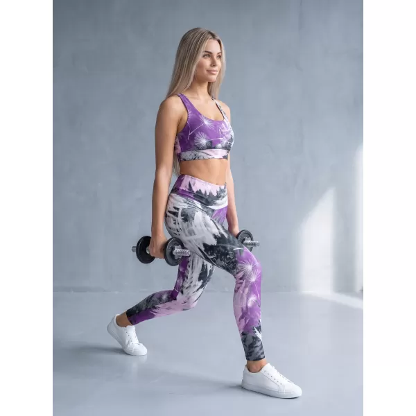  Dámská sportovní podprsenka premium ALTISPORT VOJ/ALW016POD01 FIALOVÁ 