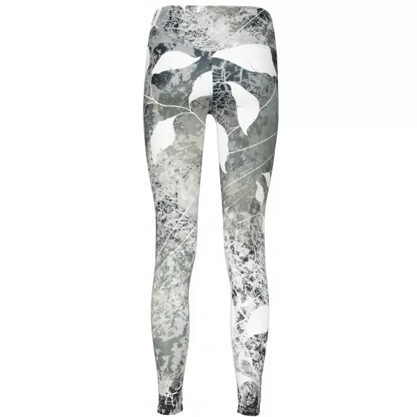  Dámské dlouhé legíny premium ALTISPORT VOJ/ALW020LEG01 ČERNOBÍLÁ 