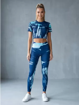Dámské dlouhé legíny premium ALTISPORT VOJ/ALW010LEG01 KRÁLOVSKÁ MODRÁ