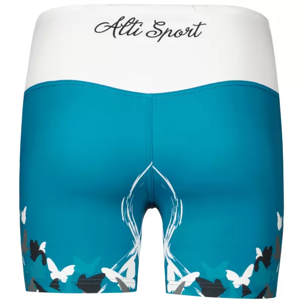  Dámské krátké legíny premium ALTISPORT VOJ/ALW022LEG03 PETROLEJOVÁ 