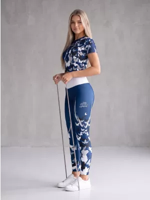 Dámské dlouhé legíny premium ALTISPORT VOJ/ALW022LEG01 NAVY