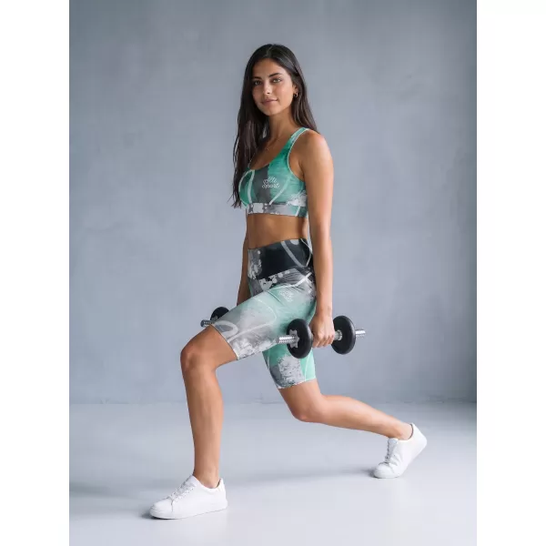  Dámská sportovní podprsenka premium ALTISPORT VOJ/ALW017POD01 TYRKYSOVÁ 