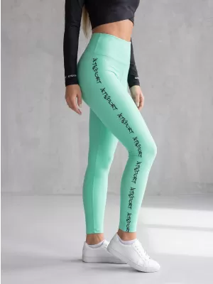 Dámské dlouhé legíny premium ALTISPORT VOJ/ALW021LEG01 TYRKYSOVÁ