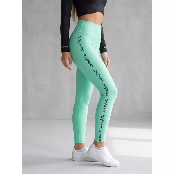  Dámské dlouhé legíny premium ALTISPORT VOJ/ALW021LEG01 TYRKYSOVÁ 