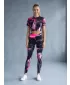 Dámské dlouhé legíny premium ALTISPORT VOJ/ALW010LEG01 ČERNÁ/SVĚTLE RŮŽOVÁ