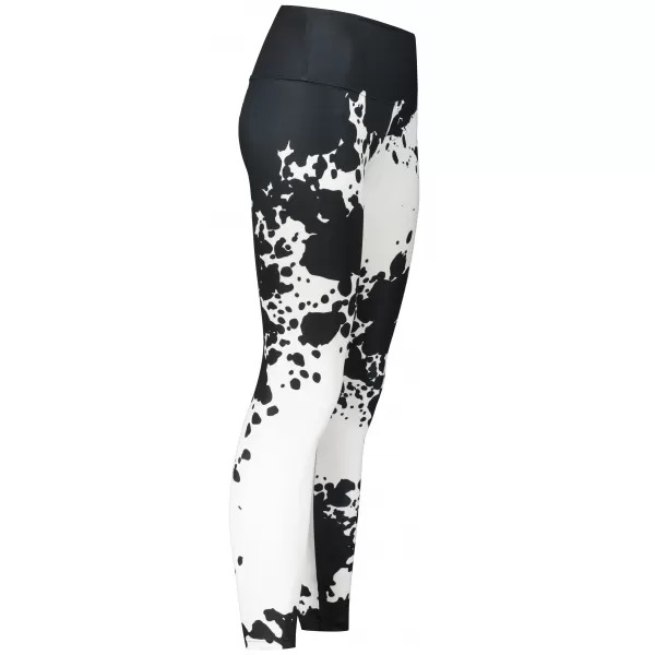  Dámské dlouhé legíny premium ALTISPORT VOJ/ALW012LEG01 ČERNÁ/BÍLÁ 