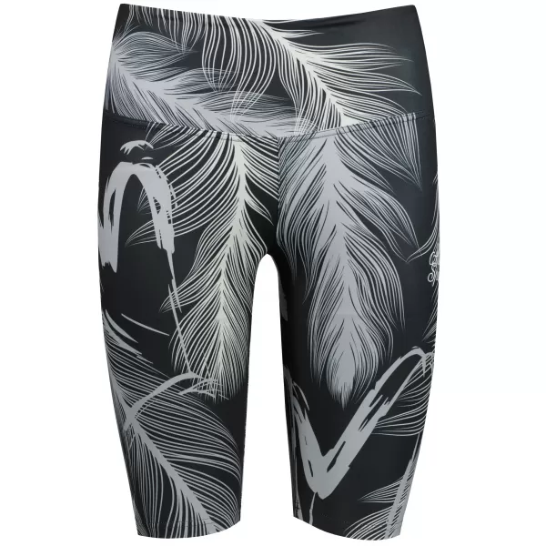  Dámské legíny nad kolena premium ALTISPORT VOJ/ALW001LEG02 ČERNÁ/ŠEDÁ 