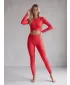 Dámské dlouhé legíny premium ALTISPORT VOJ/ALW021LEG01 ČERVENÁ