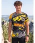 Pánské funkční triko premium ALTISPORT VOJ/ALM014TR01 ČERNOŽLUTÁ