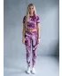 Dámské dlouhé legíny premium ALTISPORT VOJ/ALW001LEG01 FUCHSIOVÁ