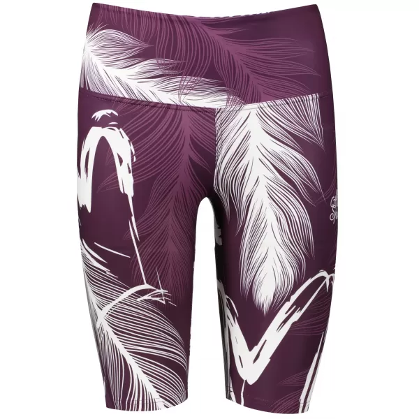  Dámské legíny nad kolena premium ALTISPORT VOJ/ALW001LEG02 FIALOVÁ/BÍLÁ 