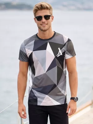Pánské funkční triko premium plus ALTISPORT VOJ/ALM007TR02 ŠEDÁ