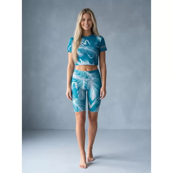  Dámské legíny nad kolena premium ALTISPORT VOJ/ALW001LEG02 EMERALD 